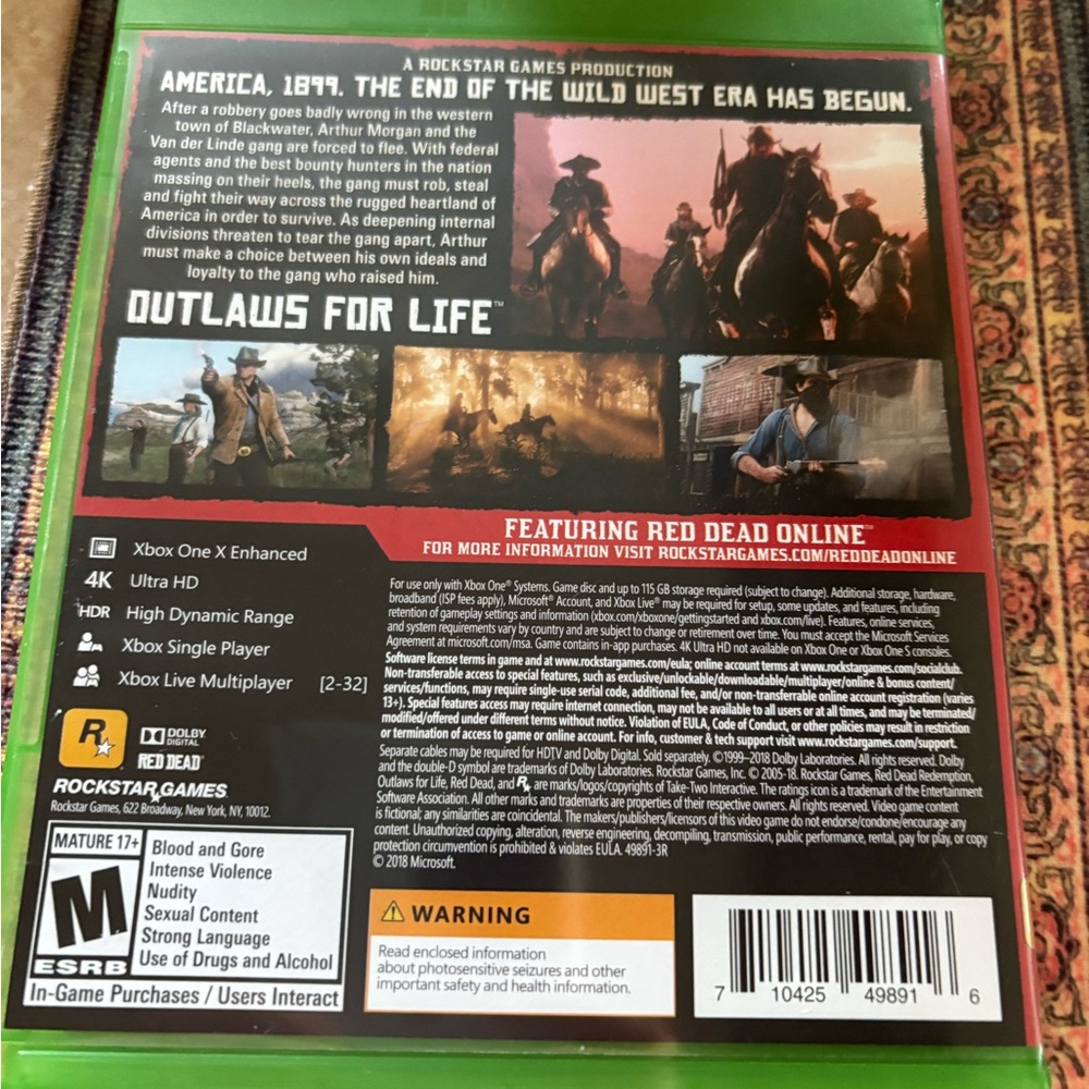 Red Dead Redemption II for Xbox One